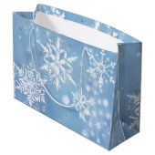 Grand Sac Cadeau Wonderful Christmas Snow (Dos Angle)