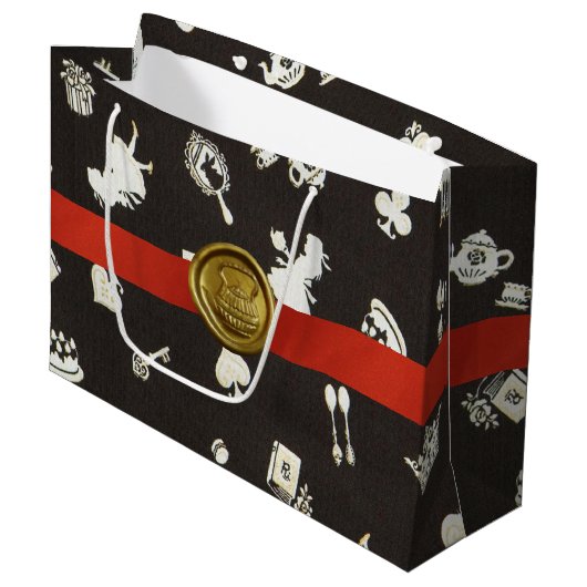 Grand Sac Cadeau Wonderland 1 (Devant Angle)