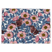 Grand Sac Cadeau Wrens en rose (Dos)