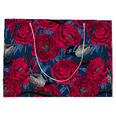 Grand Sac Cadeau Wrens in the peonies (Dos)