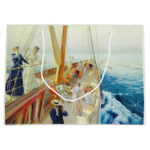 Grand Sac Cadeau Yachting in the Mediterranean (par J.L. Stewart)