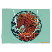Grand Sac Cadeau Year of the Fire Horse (Dos)