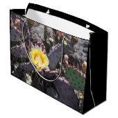 Grand Sac Cadeau Yellow cactus (Dos Angle)