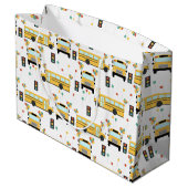 Grand Sac Cadeau Yellow School Bus Kids Birthday Party (Dos Angle)
