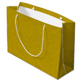 Grand Sac Cadeau Yellow textured surface with  swirling pattern (Dos Angle)