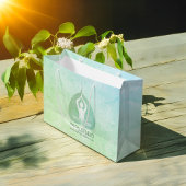 Grand Sac Cadeau Yoga Studio Instructeur Méditation Pose Bodhi Leaf