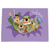Grand Sac Cadeau Yogi Ours et amis Surprise (Devant)