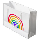 Grand Sac Cadeau Your Child's | Upload Kids Drawing (Devant Angle)