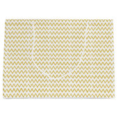 GRAND SAC CADEAU ZAG JAUNE ET BLANC ZIG (Devant)