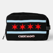 Grand sac Chicago, mode noir, drapeau de Chicago (Verso)