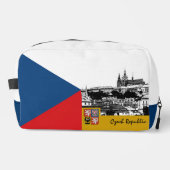 Grand sac Czechia, Prague & Tchèque Drapeau mode (Recto)