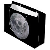 Grand sac de cadeau de PLEINE LUNE (Devant Angle)