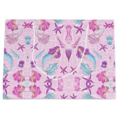 Grand sac de cadeau de sirène (Devant)