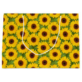 Grand sac de cadeau de tournesols (Devant)