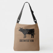 Grand sac de carrosserie avec silhouette de vache  (Devant)