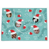 Grand sac de photos de Noël d'amusement fait sur (Devant)