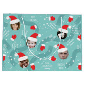 Grand sac de photos de Noël d'amusement fait sur (Dos)