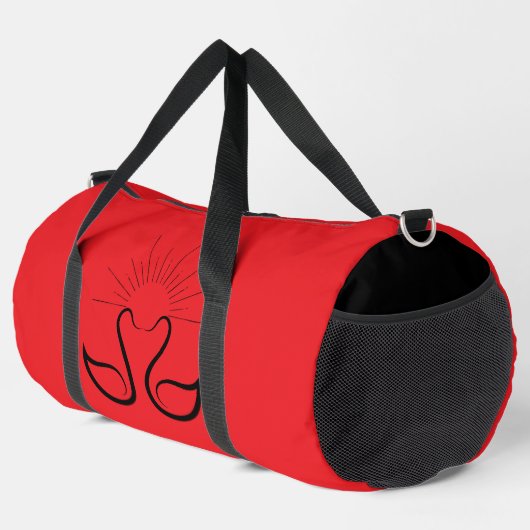 Grand sac de sport Swan (Coin droit)