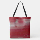 Grand Sac fourre-tout à rayures (Dos)