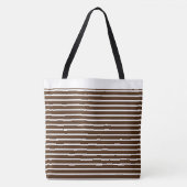 Grand Sac fourre-tout à rayures (Devant)