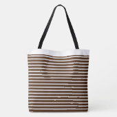 Grand Sac fourre-tout à rayures (Dos)