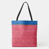 Grand Sac fourre-tout à rayures (Devant)