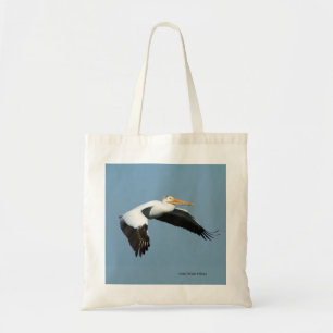 Grand sac fourre-tout blanc pélican