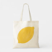 Grand Sac fourre-tout citron - Illustration (Dos)