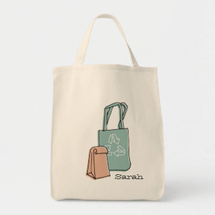 grand Sac fourre-tout d'achat de l'environnement