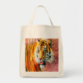 Grand Sac fourre-tout de tigre (Devant)