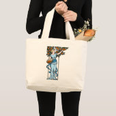 Grand Sac fourre-tout orange (Devant (produit))