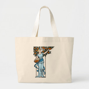Grand Sac fourre-tout orange