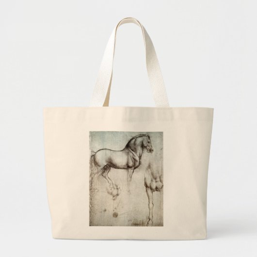 Grand sac fourre-tout pour l'amant de cheval (Devant)