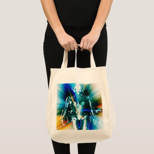 Grand Sac fourre-tout Star Light Robot (Devant (produit))