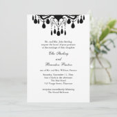 Grand Salle de bal Faire-part de mariage 1 (blanc) (Debout devant)