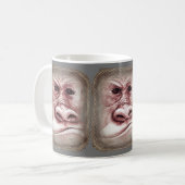 Grand Singe Méchant Mug (Devant gauche)
