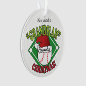 Grand Slam ⚾ Baseball Kerstmis Ornament (voorkant)