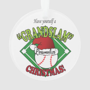 Grand Slam ⚾ Baseball Kerstmis Ornament