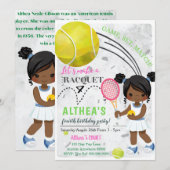 Grand Slam Birthday Invitation Kaart (Voorkant / Achterkant)