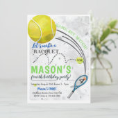 Grand Slam Different Birthday Invitation Kaart (Staand voorkant)
