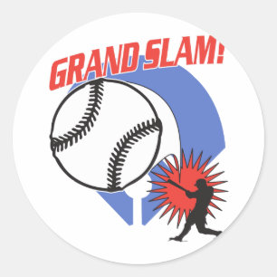 Grand Slam-honkbal Ronde Sticker