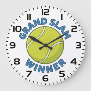 Grand Slam Winnaar Tennis Bal Sport Kampioen Grote Klok