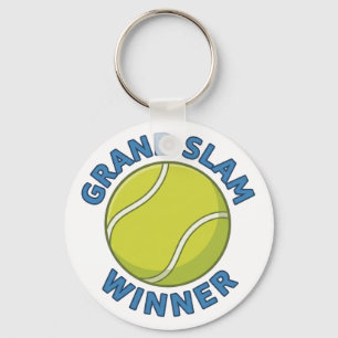 Grand Slam Winnaar Tennis Bal Sport Kampioen Sleutelhanger