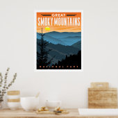 Grand Smoky Mountains National Park Affiche de voy (Cuisine)