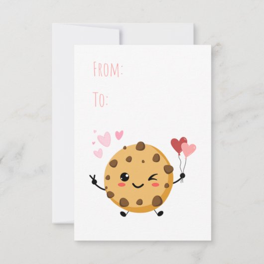 Grand Souriant vertical Cookie Enseignant Merci vo (Dos)