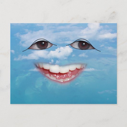 Grand sourire pour vous ! carte postale (Devant)