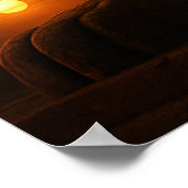 Grand Sphinx coucher de soleil affiche du paysage (Coin)