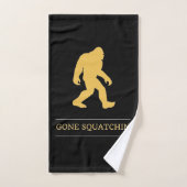Grand Squatchin allé par pied drôle Sasquatch (Serviette à main)