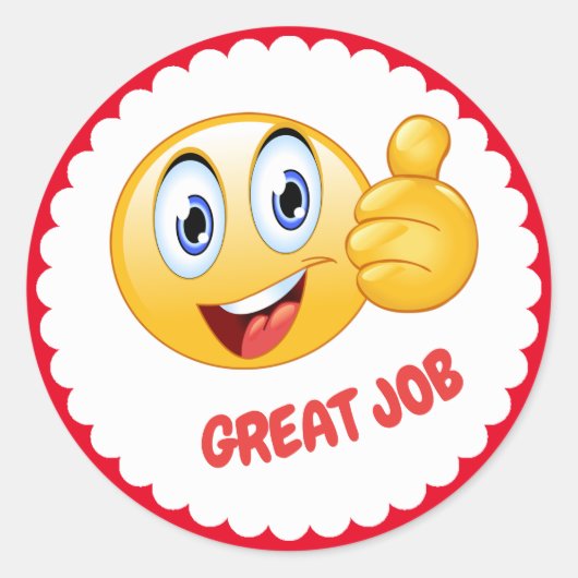 Grand Sticker de l'école de travail (Devant)