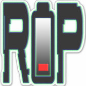 Grand Sticker en vinyle de 8 po x 8 po sur mesure (Devant)